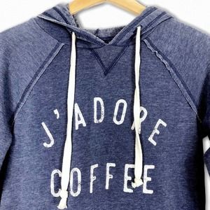 Vintage Feel JAdore Coffee Pocket Hoodie NWOT